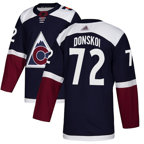 Cheap Adidas Colorado Avalanche 72 Joonas Donskoi Navy Alternate Authentic Stitched Youth NHL Jersey